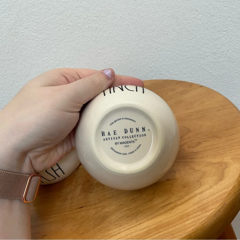 Rae Dunn Pinch Dash bowls finger salt